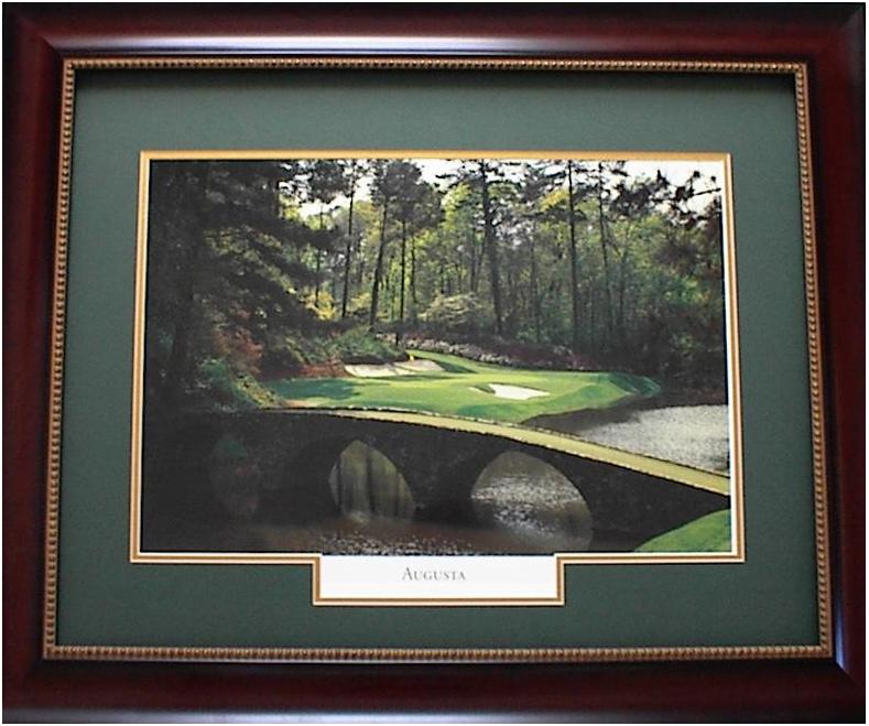 Augusta National Mahogany Frame Forrest Green